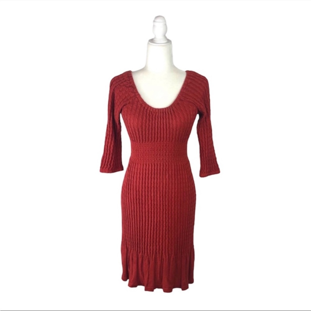 Anthropologie knit sweater dress made by Maple